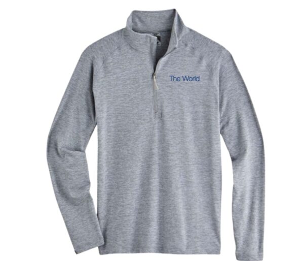 World Men's Storm Creek Sueded Comfort 1/2 Zip - Image 3