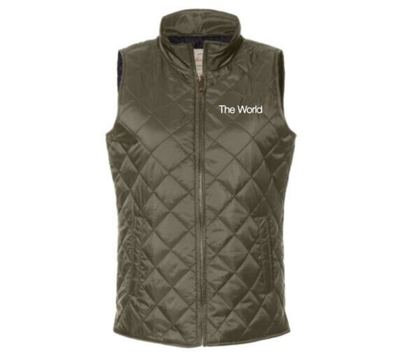 World Women's Diamond Quilted Travel Vest - Image 6