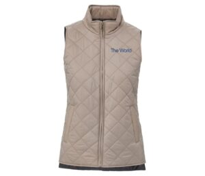 World Women's Diamond Quilted Travel Vest